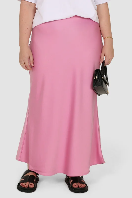 BIANCA MIDI SKIRT PINK