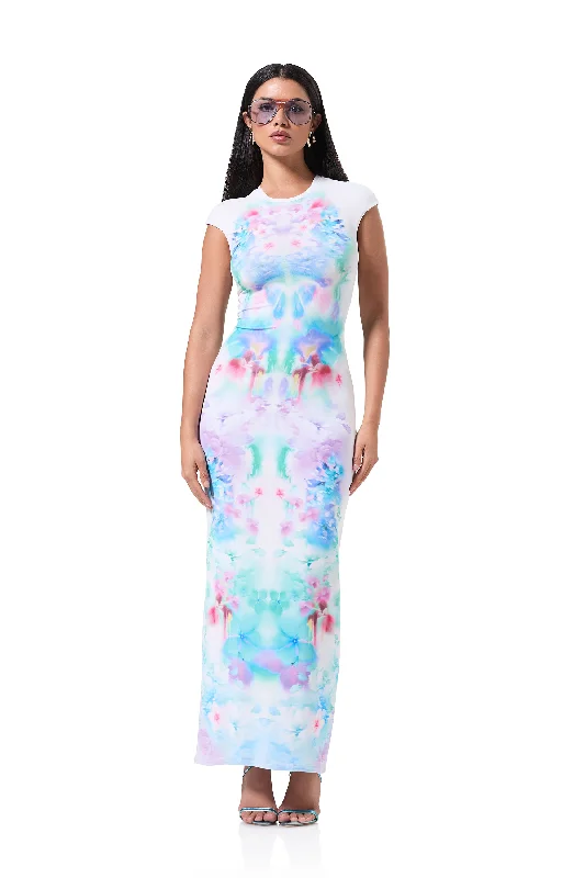 Cody Maxi Dresss - Blur Blossom