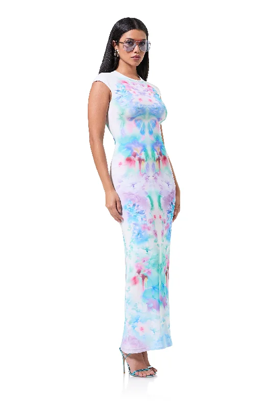 Cody Maxi Dresss - Blur Blossom