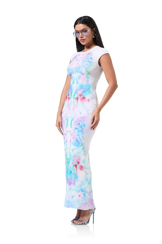 Cody Maxi Dresss - Blur Blossom