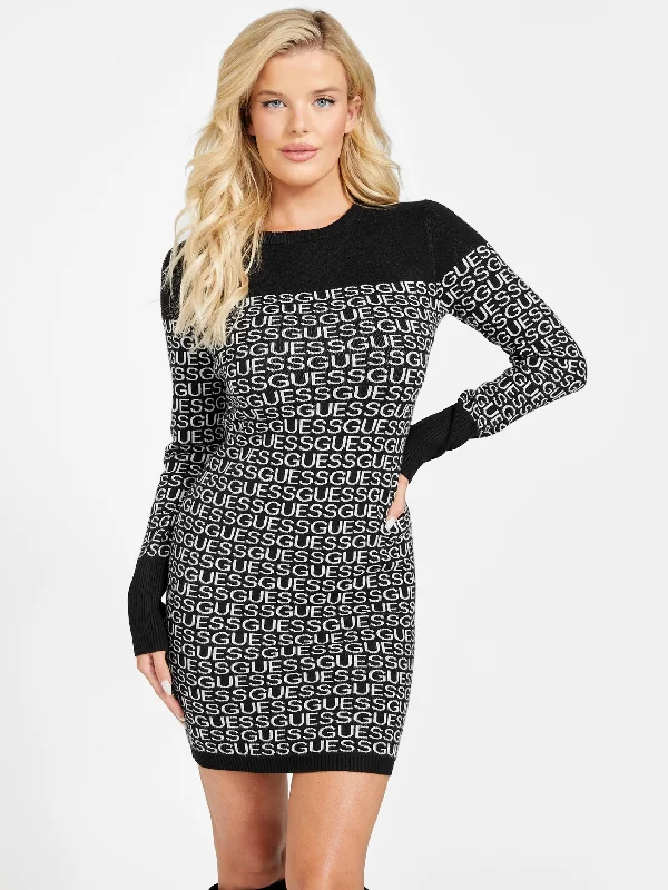 Muna Logo Sweater Dress