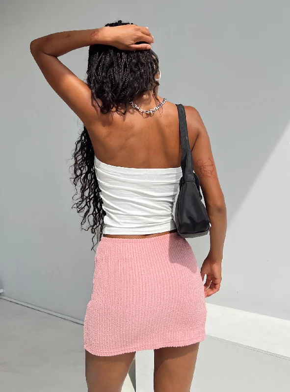 Jaynee Mini Skirt Pink