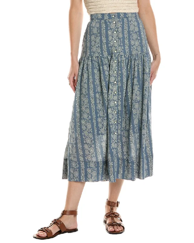 THE GREAT The Boating Maxi Skirt