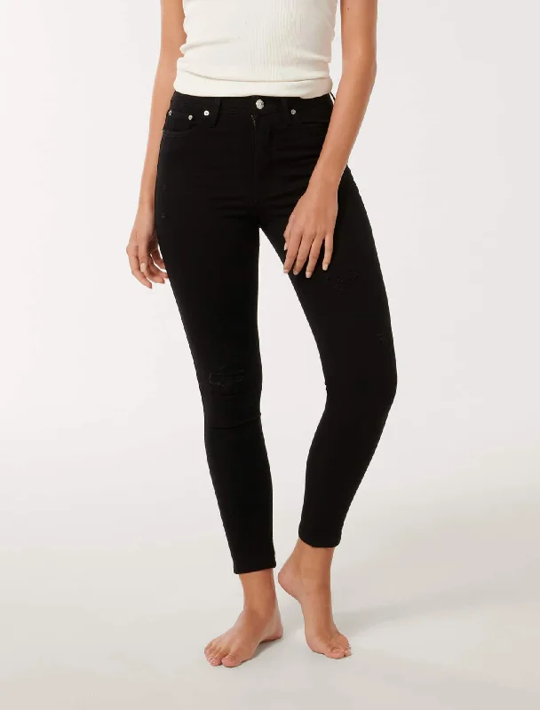 Ashley Mid-Rise Skinny Jeans