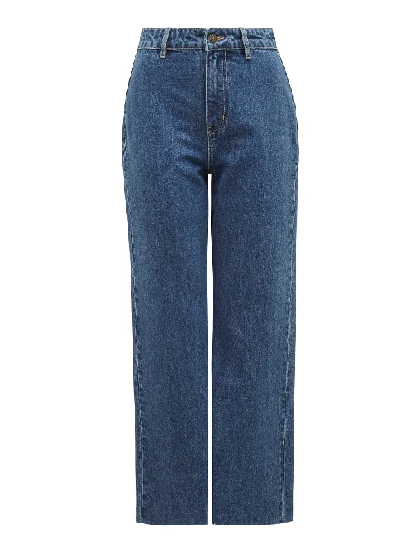 Celia Cropped Wide Leg Jeans