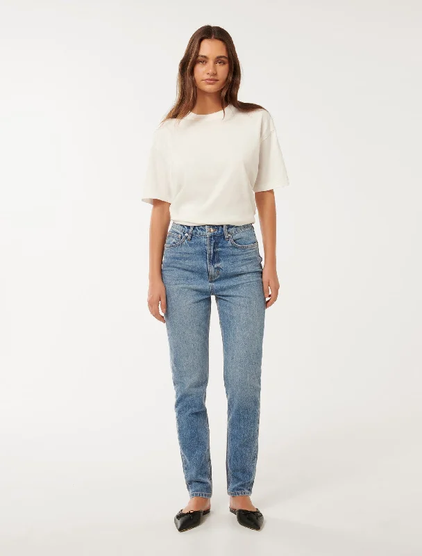 Jenna High Rise Slim Ankle Jeans