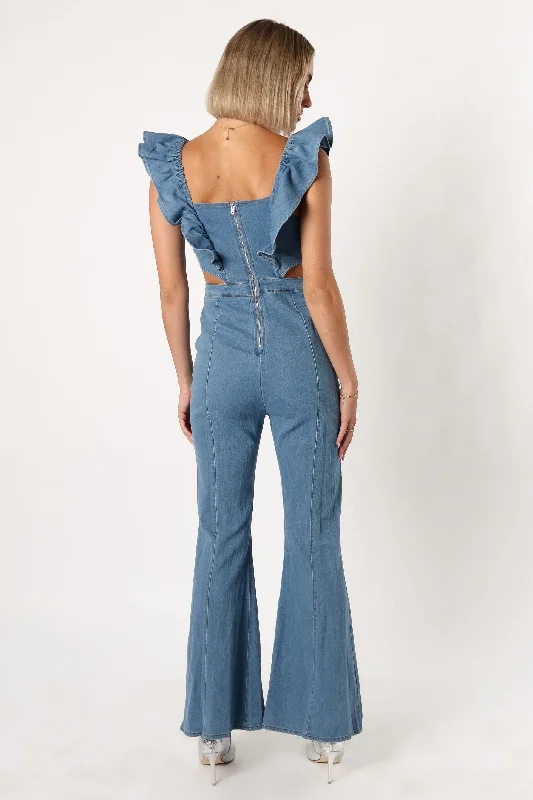 Kimmie Jumpsuit - Medium Denim