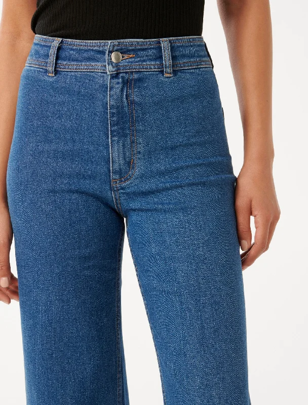 Lauren High Waisted Cropped Flare Jeans