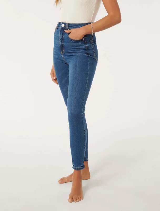 Mila High-Rise Ankle Skinny Jeans