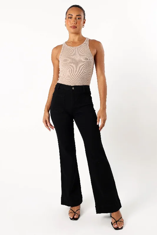 Nico Wide Leg Jean - Black