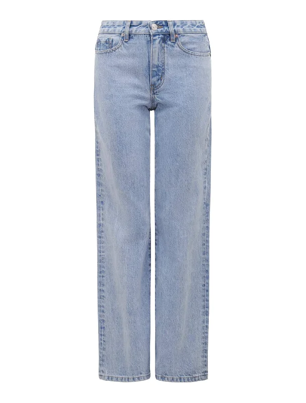 Sky Petite Straight Leg Jeans