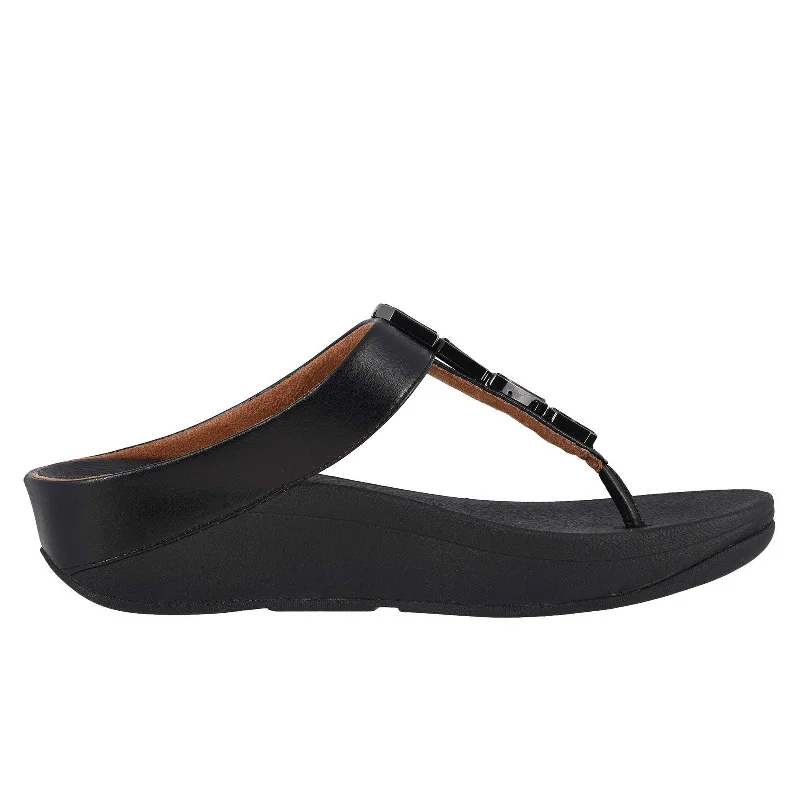 Fitflop Fino Shellstone R02-001 (Black)