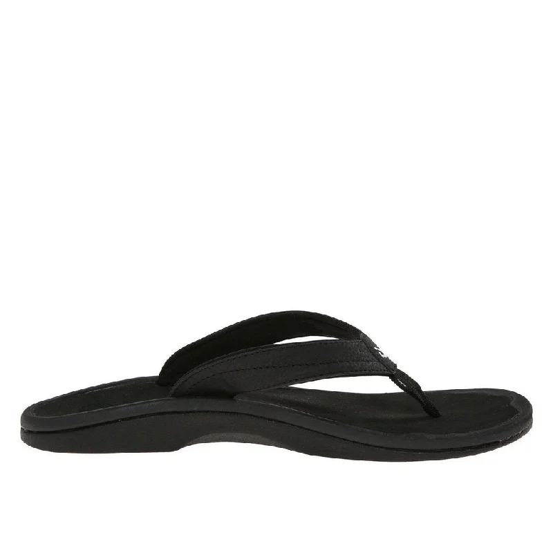 OluKai Ohana Casual Thong 20110-4040 (Black)