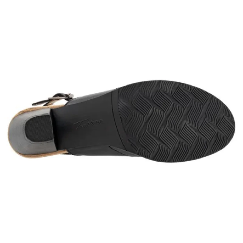 Trotters Mavis Black Leather Sandal (Women's)