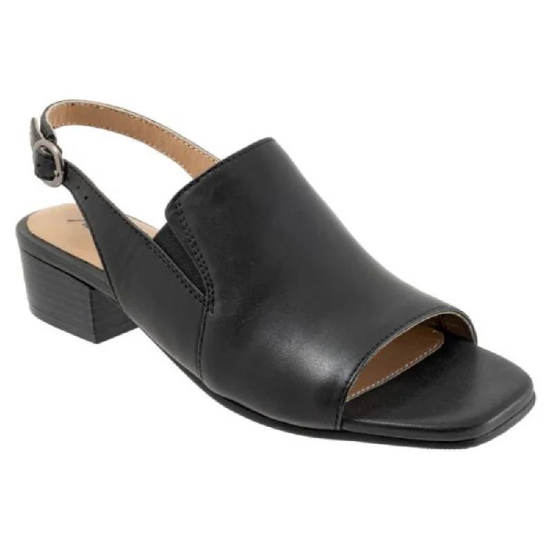 Trotters Nila Black Leather Sandal (Women's)