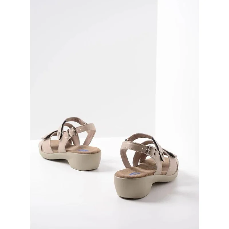 Wolky Fria Beige Leather Sandal (Women's)