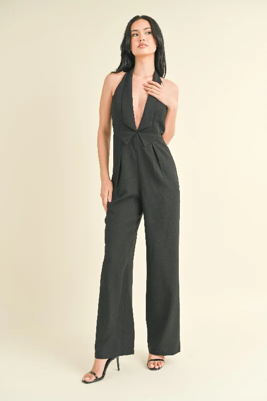 Night Owl Tailored Vest Jumpsuit