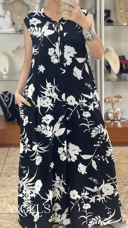 Wide Leg Floral Jumpsuit