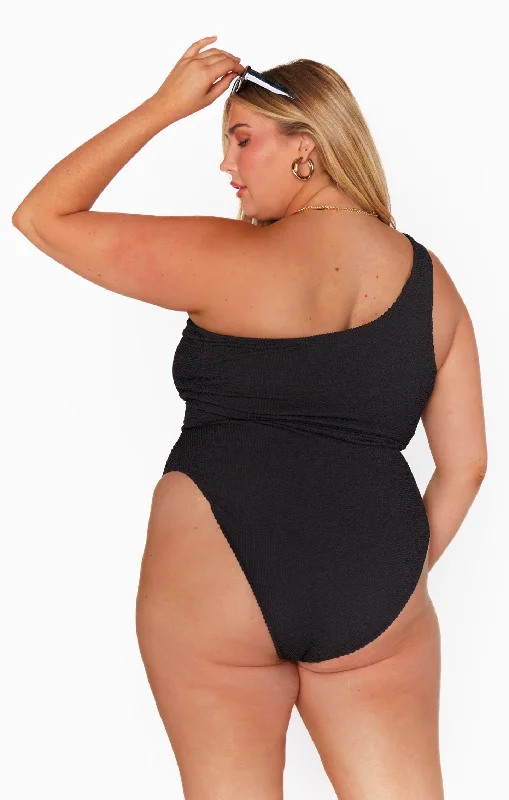 Anchor One Piece ~ Black Scrunch