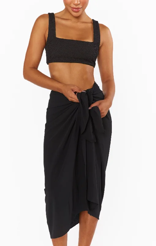 Kiran Sarong ~ Black