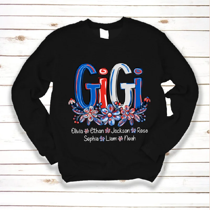 Red White Blue USA 4th July For Grandma And Kids LTP01 Sweatshirt