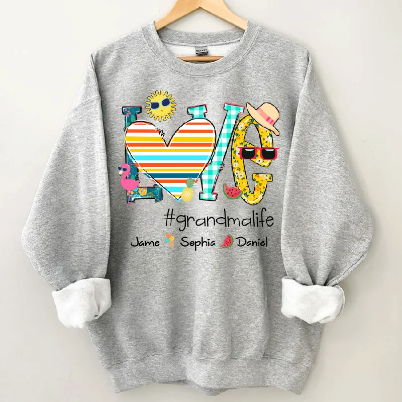 Summer Love Grandma Life Sweatshirt