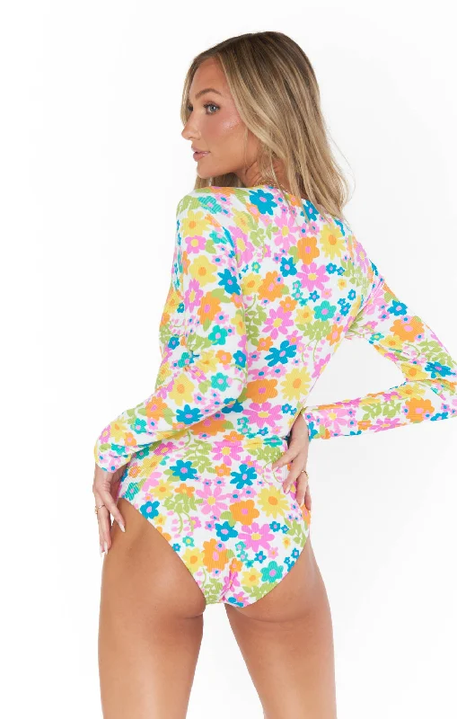 Surfside One Piece ~ Petal Pop Rib