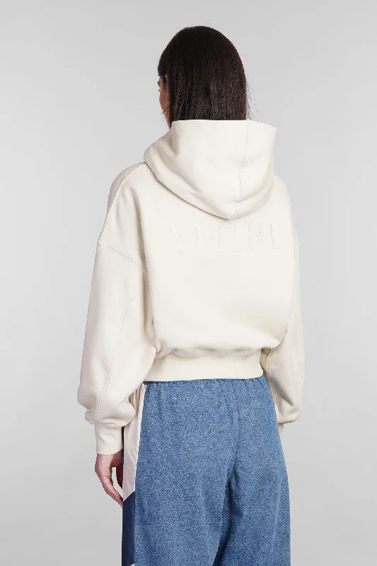 Sweatshirt in beige cotton