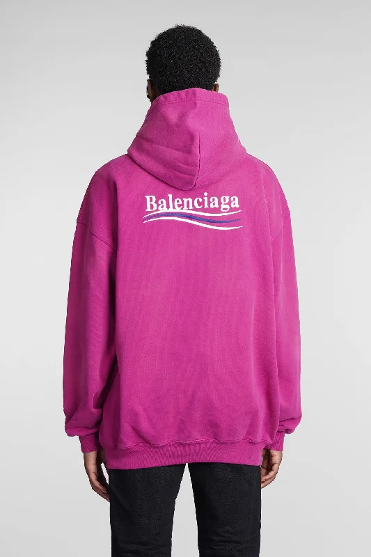 Sweatshirt in rose-pink cotton