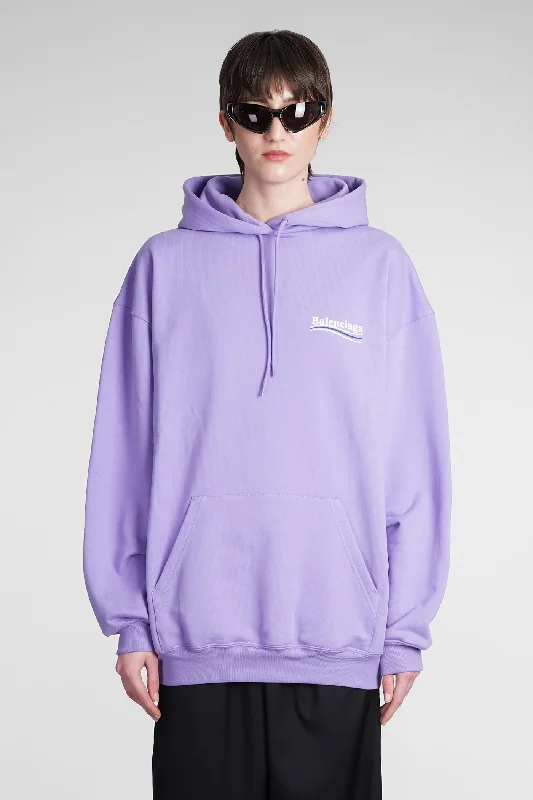 Sweatshirt in Viola cotton