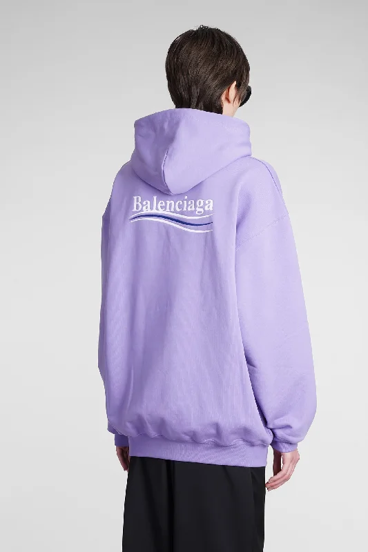 Sweatshirt in Viola cotton