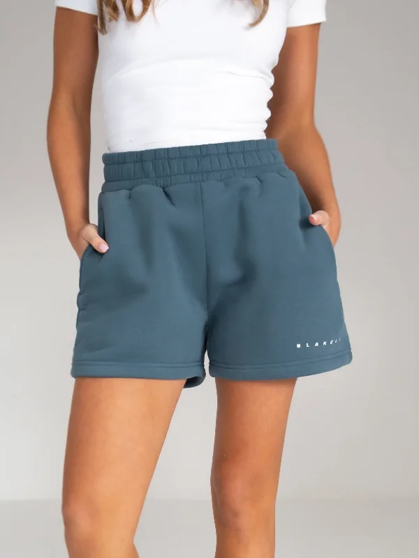 Isabel Jogger Shorts - Dark Teal