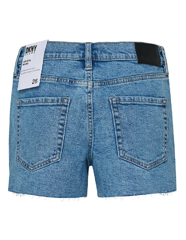 Eco Denim Mid Rise Short