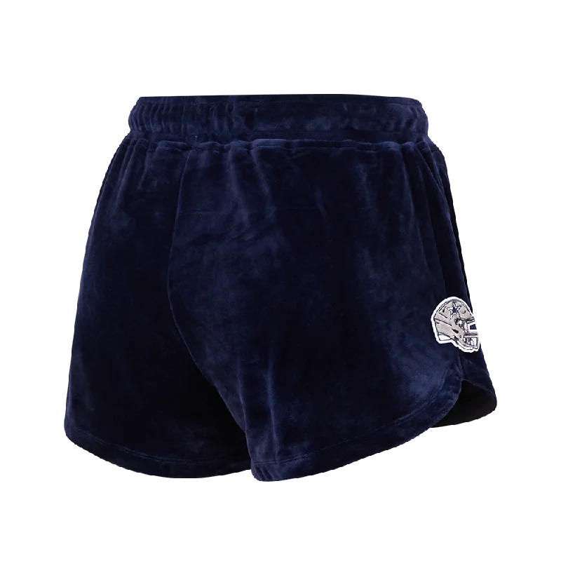 NFL DALLAS COWBOYS CLASSIC WOMEN'S VELOUR SHORT (MIDNIGHT NAVY)