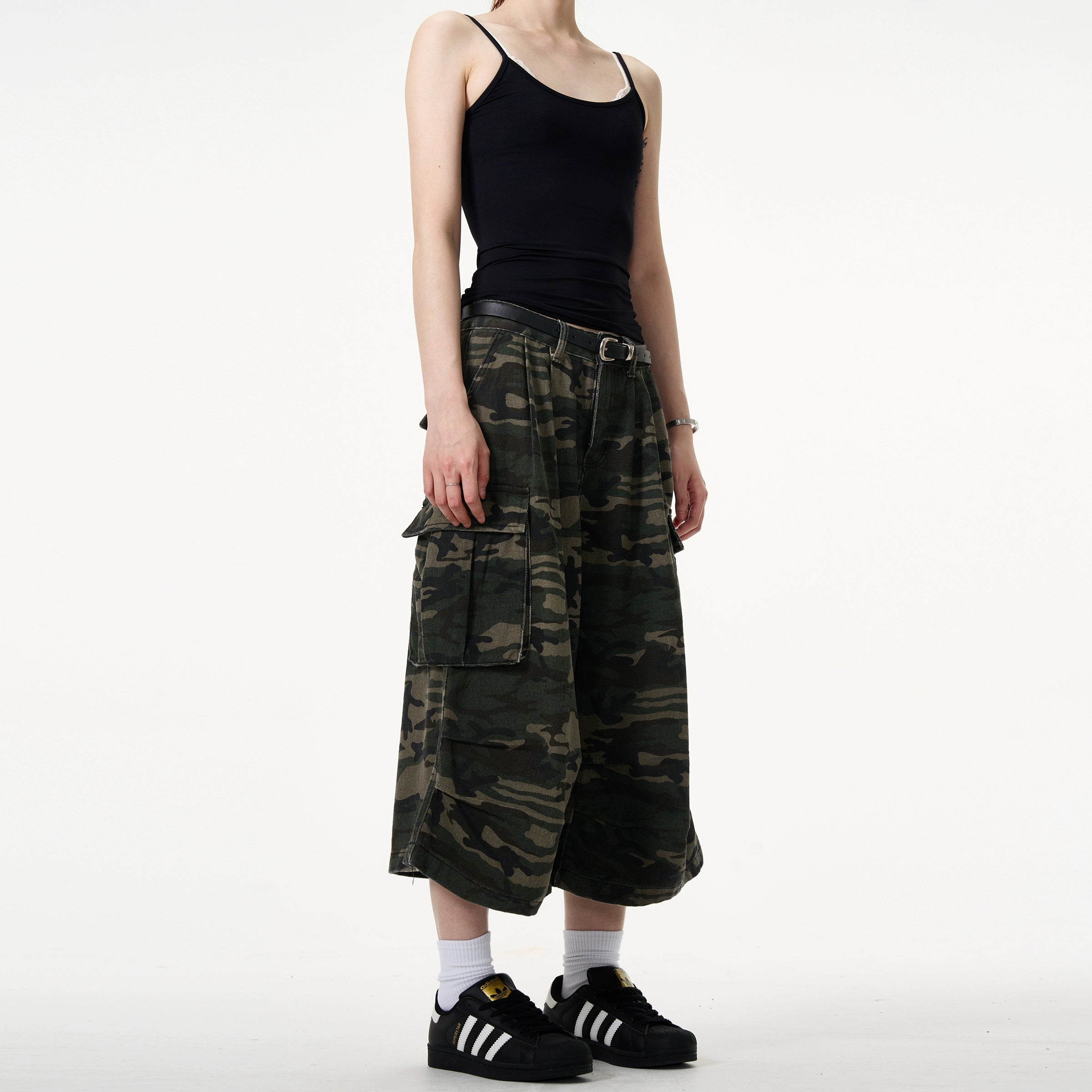 MADWITCH Urban Warrior Camo Cargo Culottes