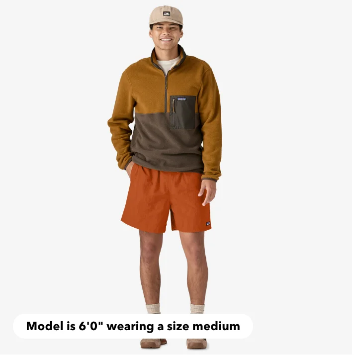 Patagonia Redtail Rust Baggies 5