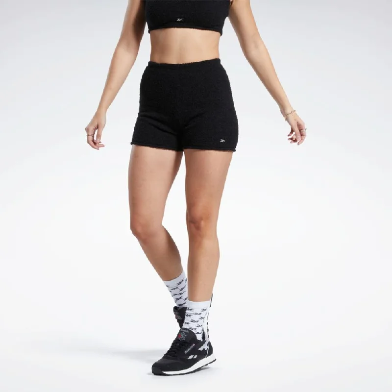 Reebok Apparel Women Classics Cozy Legging Shorts BLACK