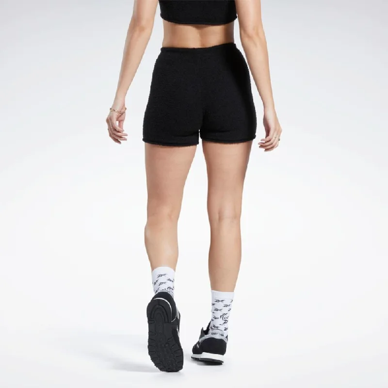 Reebok Apparel Women Classics Cozy Legging Shorts BLACK