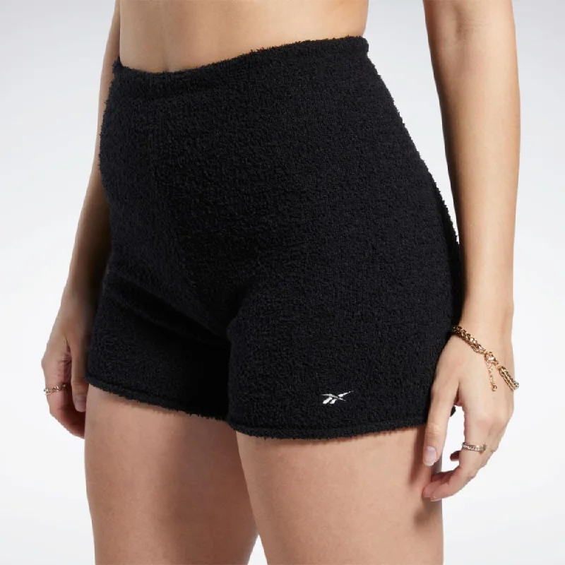 Reebok Apparel Women Classics Cozy Legging Shorts BLACK