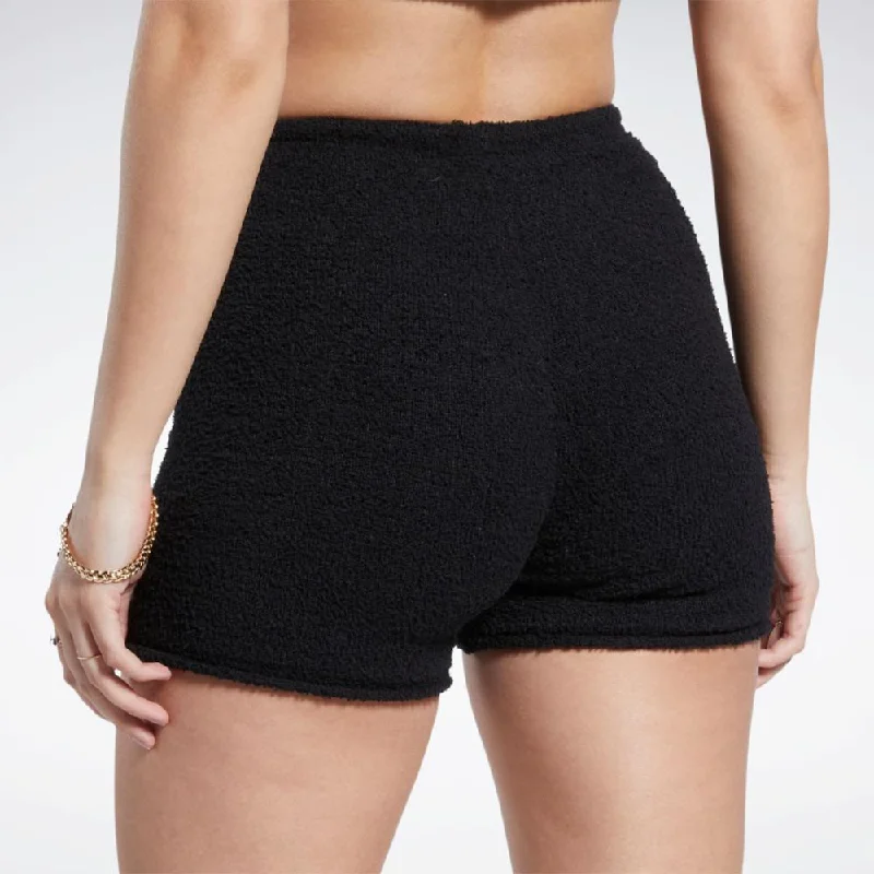 Reebok Apparel Women Classics Cozy Legging Shorts BLACK