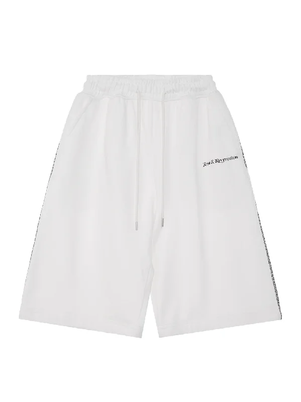 Logo Jersey Shorts (White)