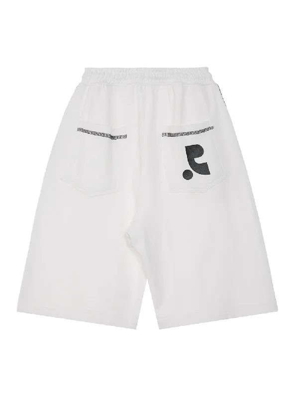 Logo Jersey Shorts (White)