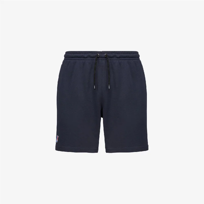 LE VRAI DORIAN POLY COTTON - Shorts - Sport  Shorts - Unisex - BLUE DEPTH