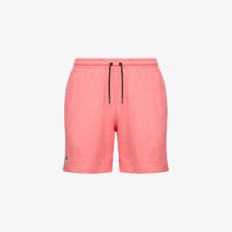 LE VRAI DORIAN POLY COTTON - Shorts - Sport  Shorts - Unisex - PINK MD