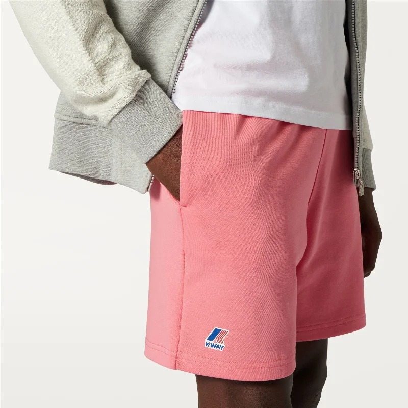 LE VRAI DORIAN POLY COTTON - Shorts - Sport  Shorts - Unisex - PINK MD