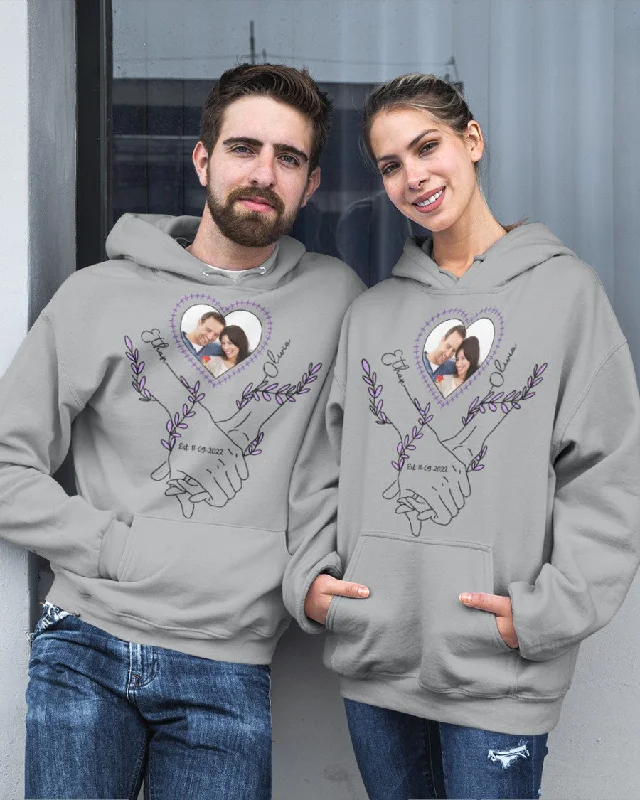 Couple Portrait From Photo, Custom portrait From Photo Tee Hoodie