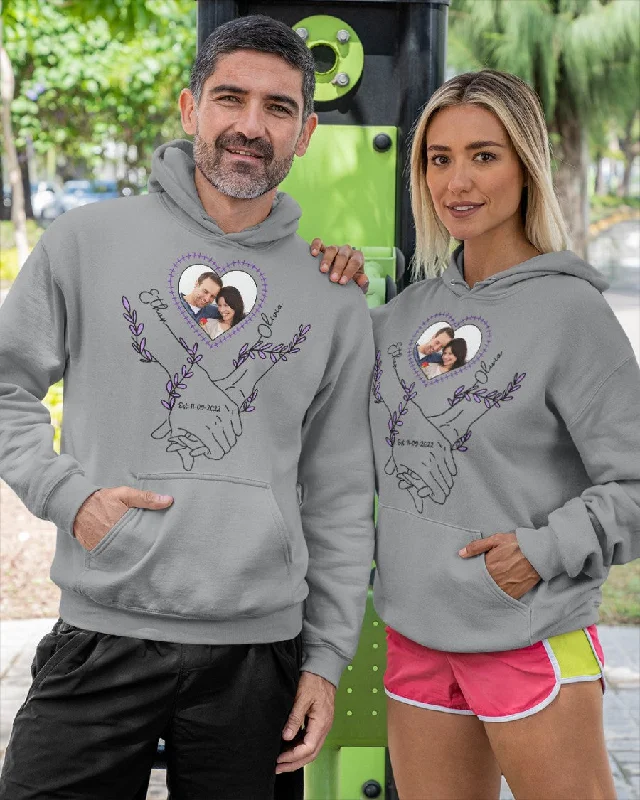 Couple Portrait From Photo, Custom portrait From Photo Tee Hoodie