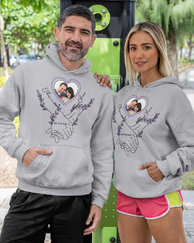 Couple Portrait From Photo, Custom portrait From Photo Tee Hoodie