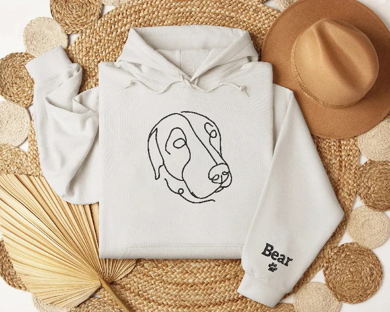 Custom Embroidered Dog Mom Hoodieshirt, Dog Hoodieshirtt For Women, Dog Mom Shirts, Dog Lover Gifts, Best Gifts For Dog Owners