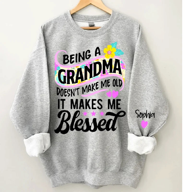 Grandma and Grandkids Gift Sweatshirt